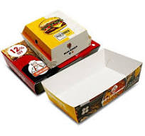 Fast food boxes