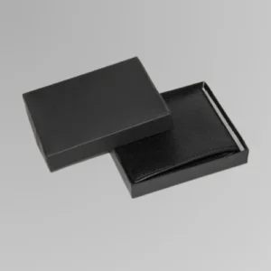 Leather & Chrome Card Holder