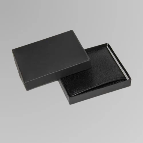Leather & Chrome Card Holder